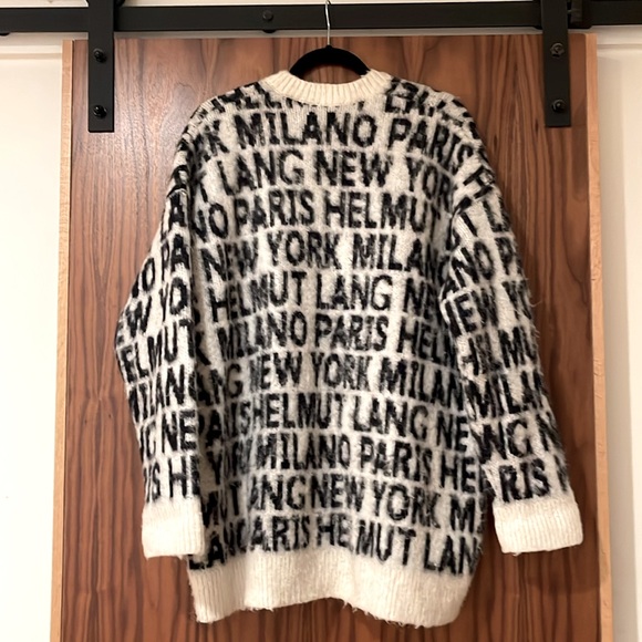 Helmut Lang Designer Logo Oversized Sweater - Picture 7 of 9